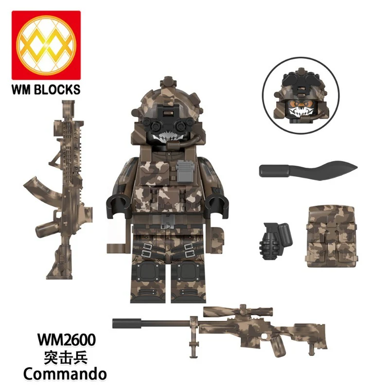 WM6168 Military Series Engineer Sniper Minifigures - Image 4