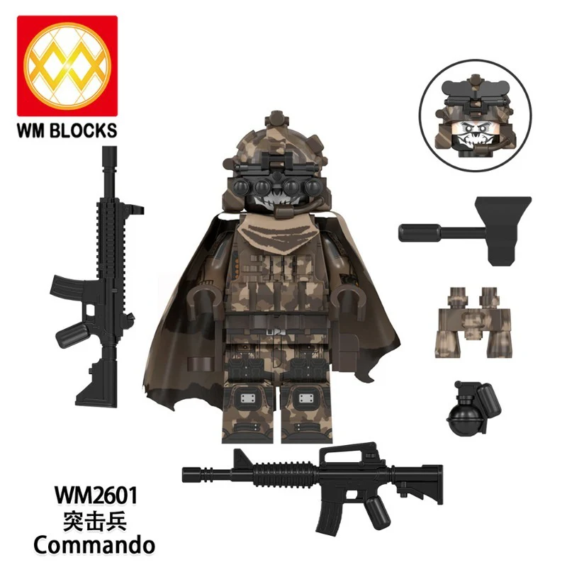 WM6168 Military Series Engineer Sniper Minifigures - Image 5