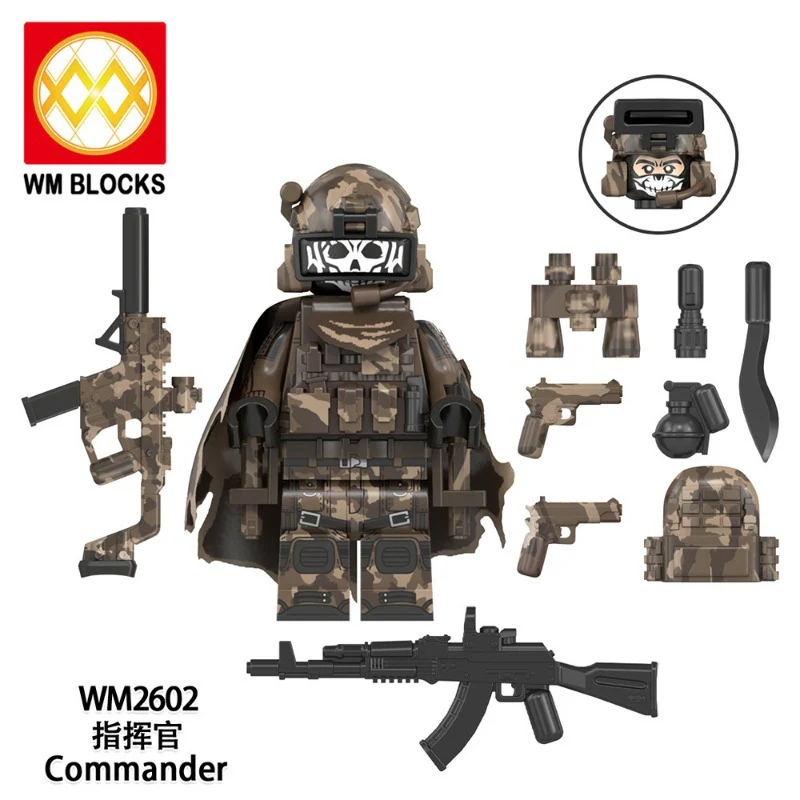 WM6168 Military Series Engineer Sniper Minifigures - Image 6
