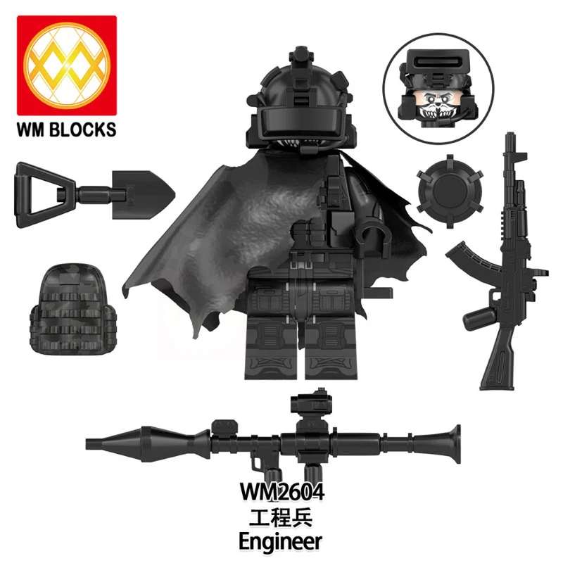 WM6169 Military Series Engineer Sniper Minifigures - Image 2