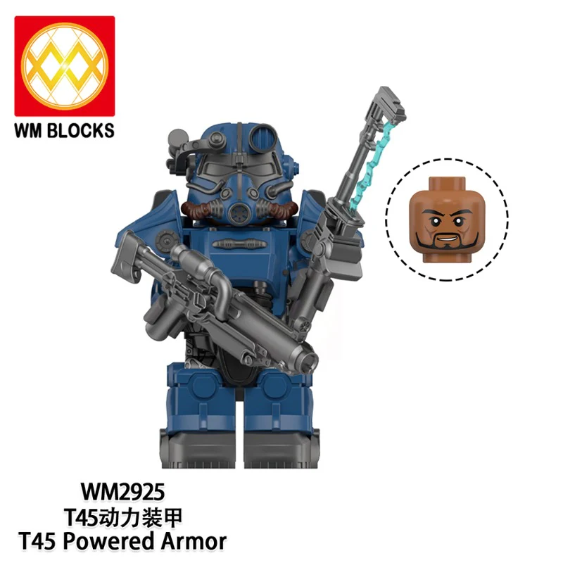 WM6209 Game Radiation T-45 Power Armor Minifigures - Image 3