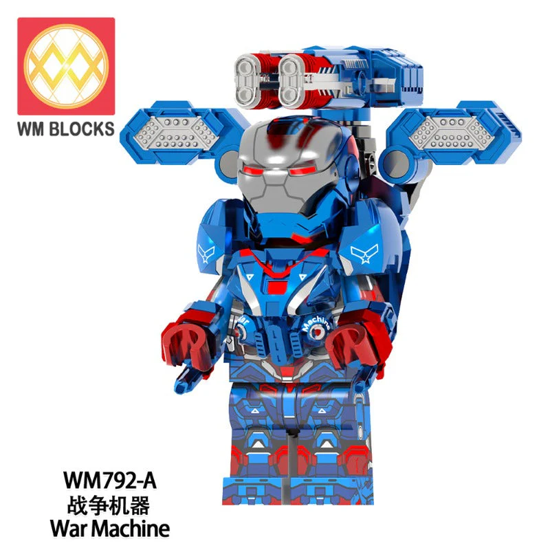 WM791-A WM792-A The Avengers series War Machine Minifigures - Image 4