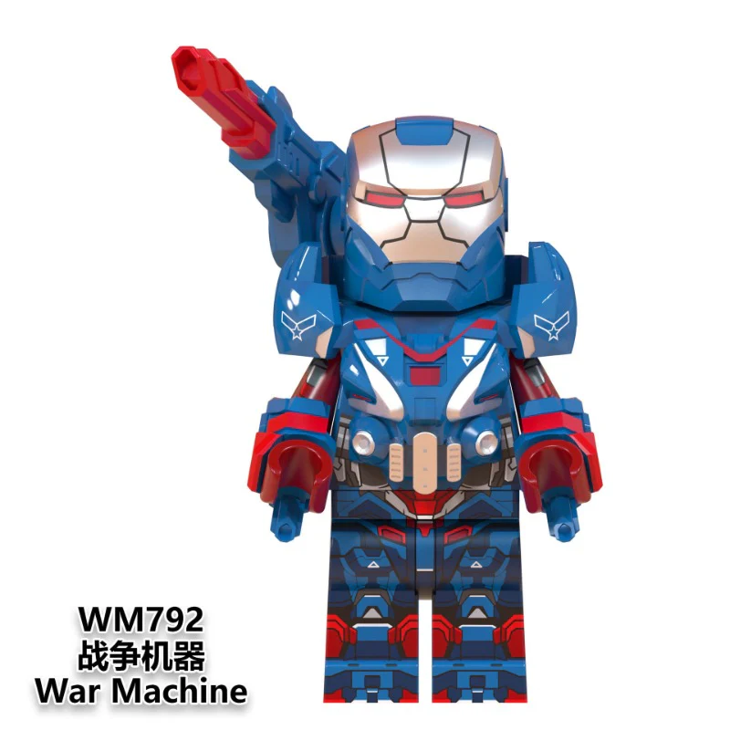 WM791 WM792 The Avengers series War Machine Minifigures - Image 2