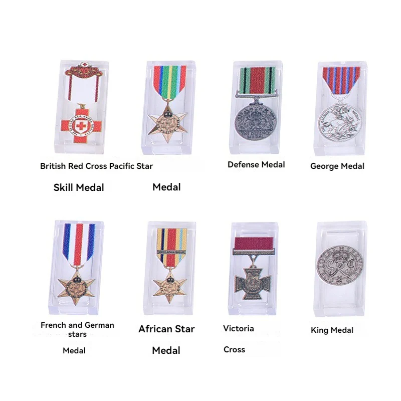 World War II American, British and Soviet Soldiers Hero Medal - Image 3
