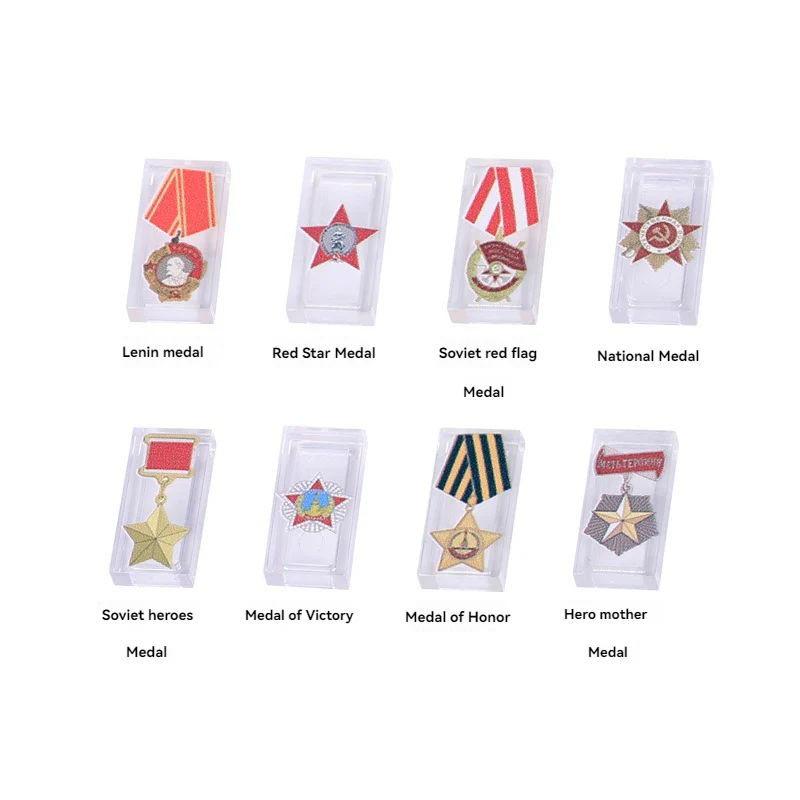 World War II American, British and Soviet Soldiers Hero Medal - Image 4