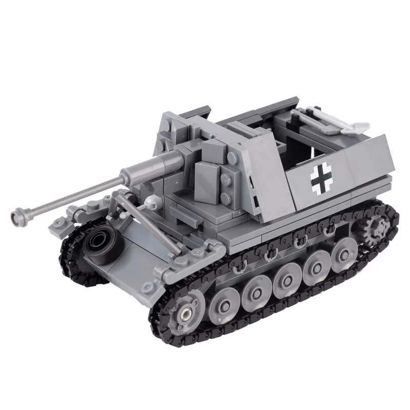 World War II German Soldiers Tank Armored Vehicle Artillery Car Set - Image 6