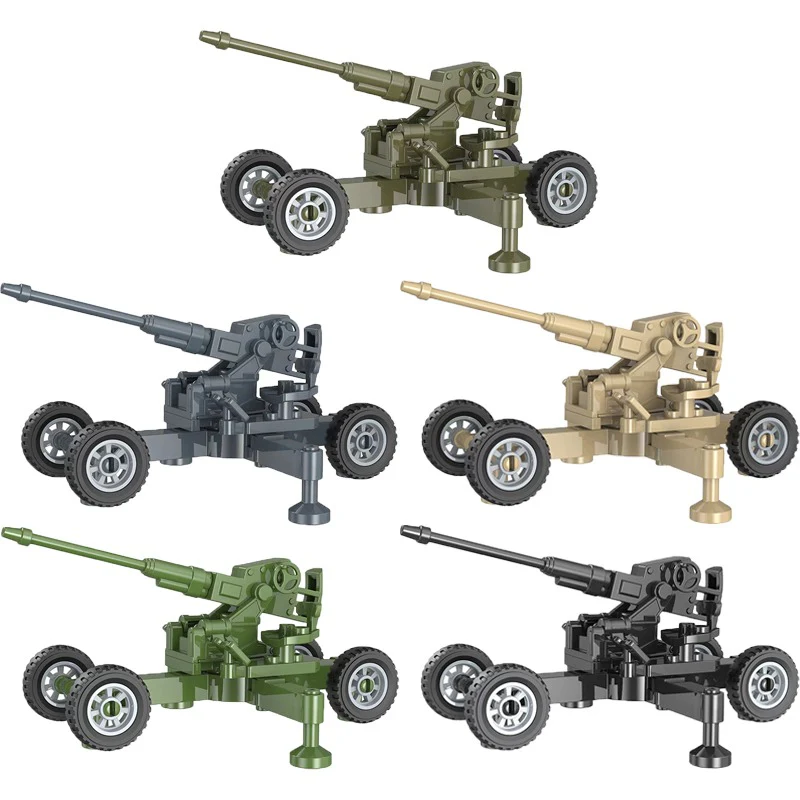 World War II Soldier Military Anti-aircraft Gun Mech Cannon - Image 17