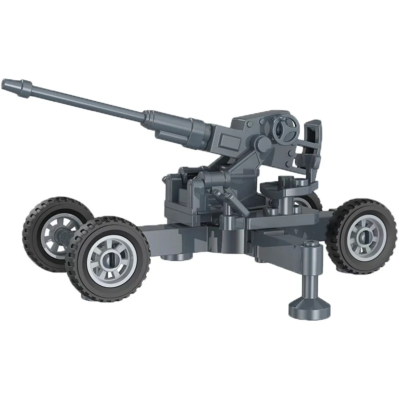 World War II Soldier Military Anti-aircraft Gun Mech Cannon - Image 5