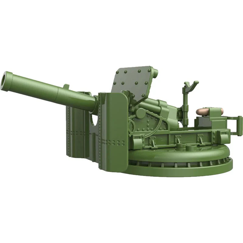 World War II Soldier Military Anti-aircraft Gun Mech Cannon - Image 7
