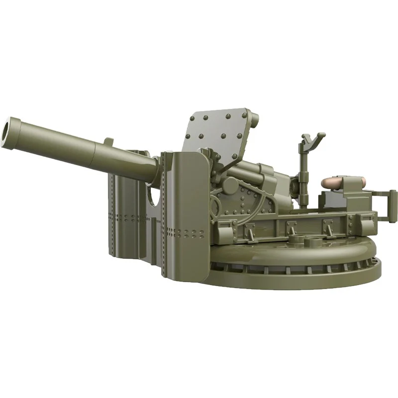 World War II Soldier Military Anti-aircraft Gun Mech Cannon - Image 8