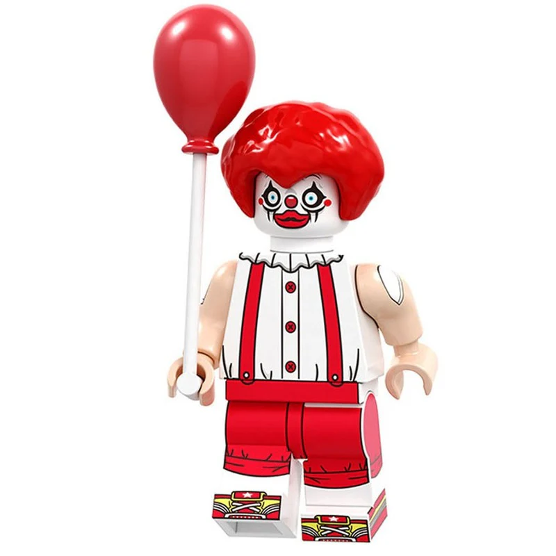 16pcs Halloween series minifigures vampire witch pumpkin man clown combination - Image 16