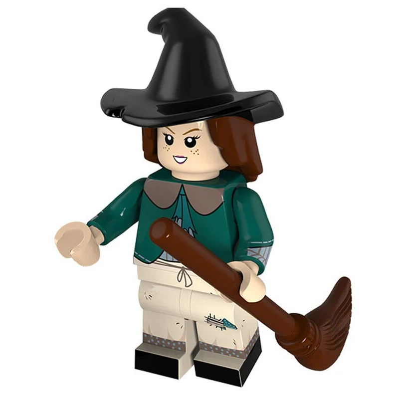16pcs Halloween series minifigures vampire witch pumpkin man clown combination - Image 7