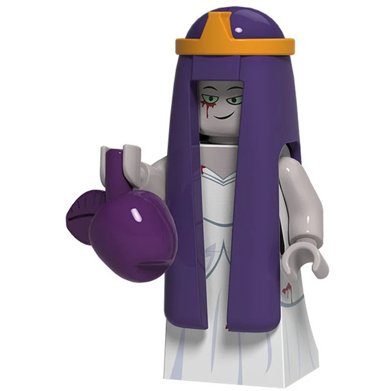 16pcs Halloween series minifigures vampire witch pumpkin man clown combination - Image 9
