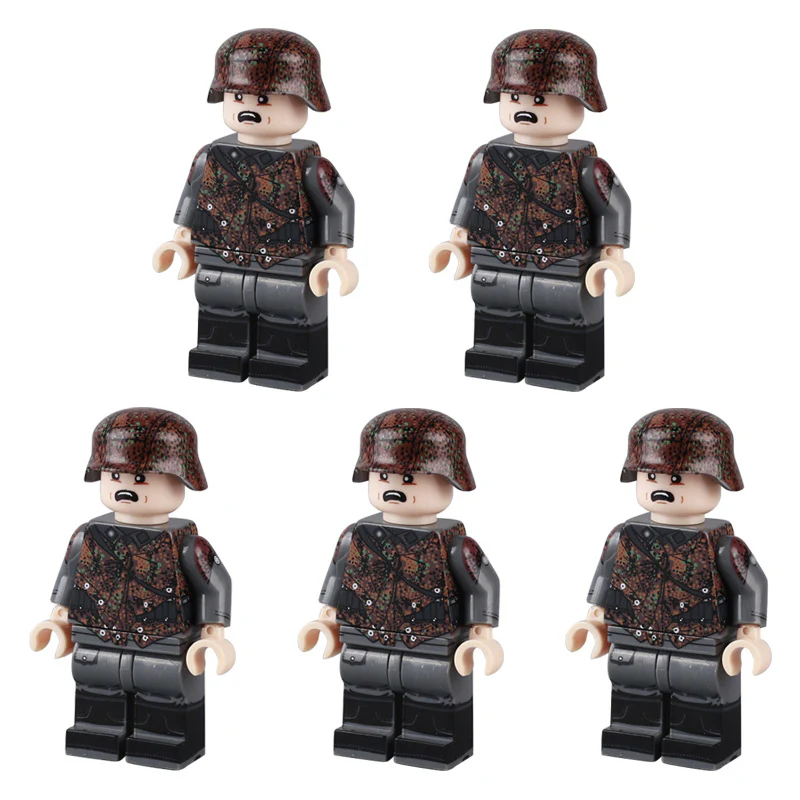WW2 military Germany camo soldier Minifigures - Image 4