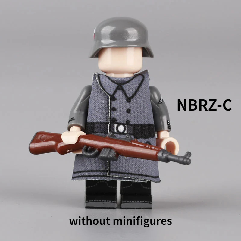 WW2 Military Soldier helmet  Minifigure Weapon Accessories - Image 18