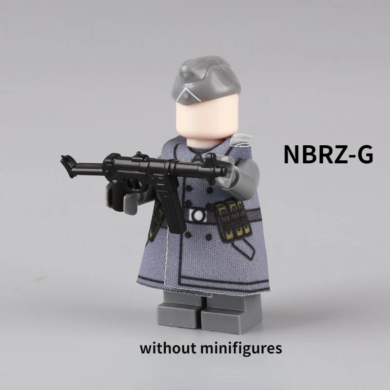 WW2 Military Soldier helmet  Minifigure Weapon Accessories - Image 22
