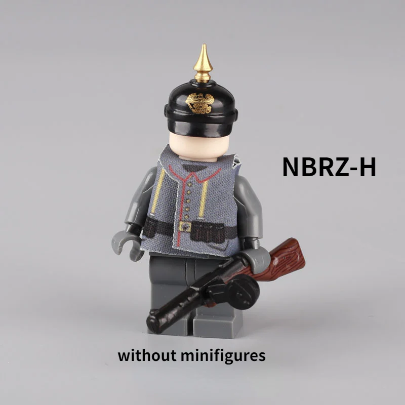 WW2 Military Soldier helmet  Minifigure Weapon Accessories - Image 23