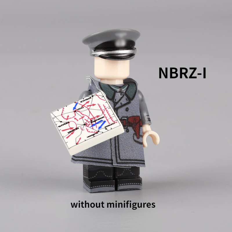 WW2 Military Soldier helmet  Minifigure Weapon Accessories - Image 24