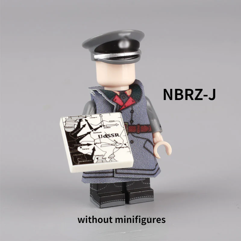 WW2 Military Soldier helmet  Minifigure Weapon Accessories - Image 25