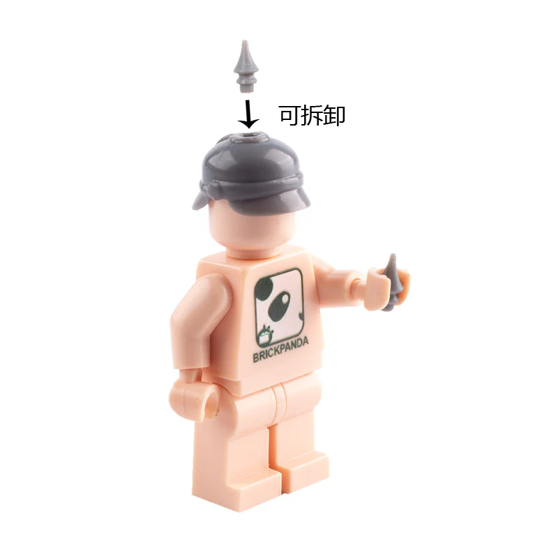 WW2 minifigure soldier helmet - Image 3