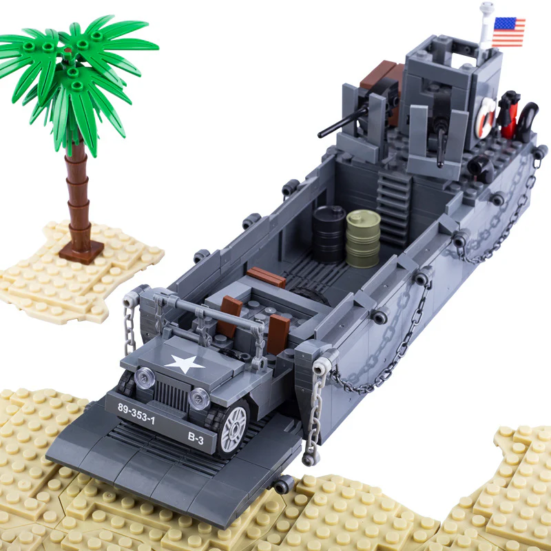 WWII Military US Navy Higgins Landing Ship - Image 3