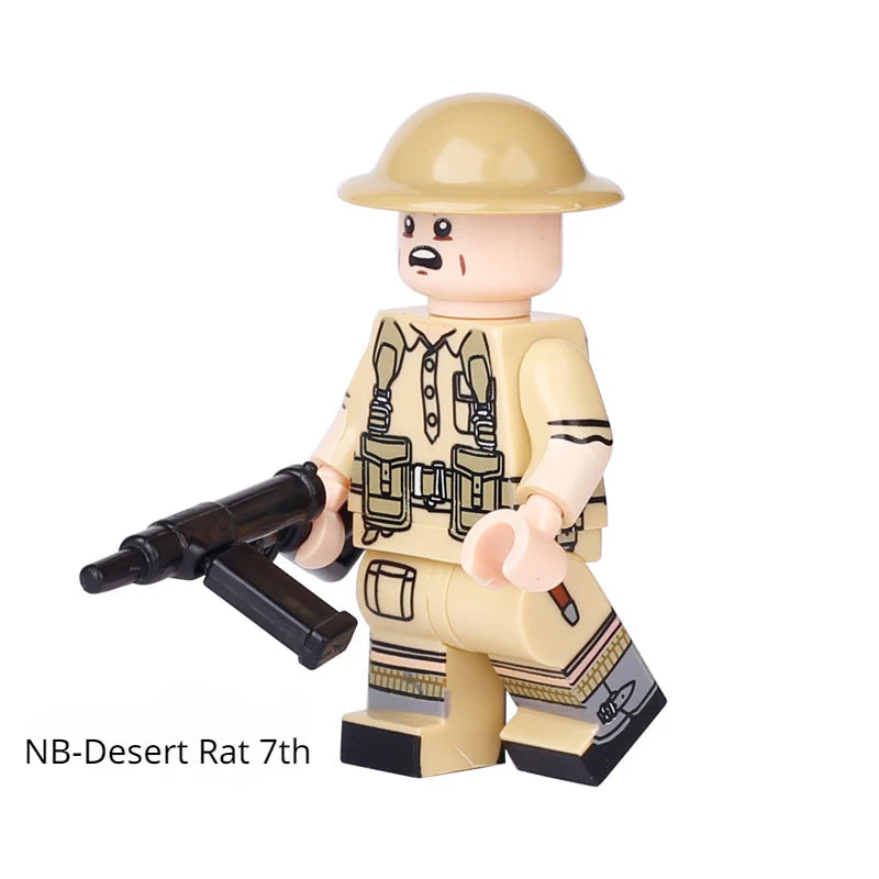 WWII Soldier Military Weapon Minifigures - Image 2