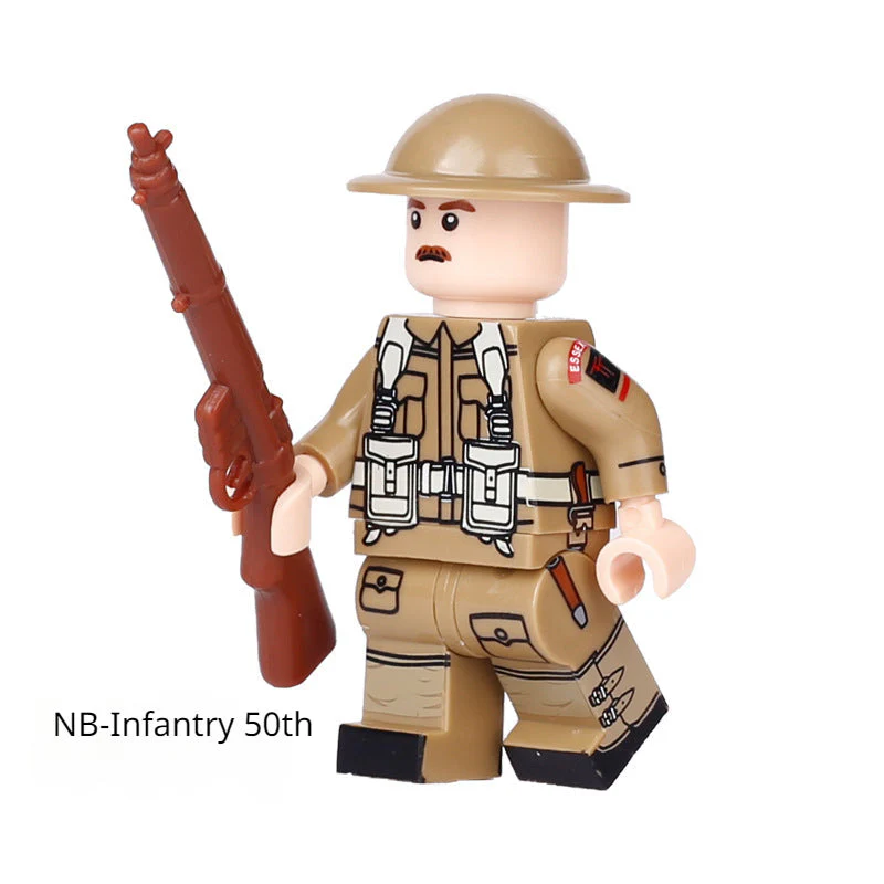 WWII Soldier Military Weapon Minifigures - Image 3