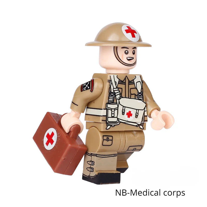 WWII Soldier Military Weapon Minifigures - Image 4