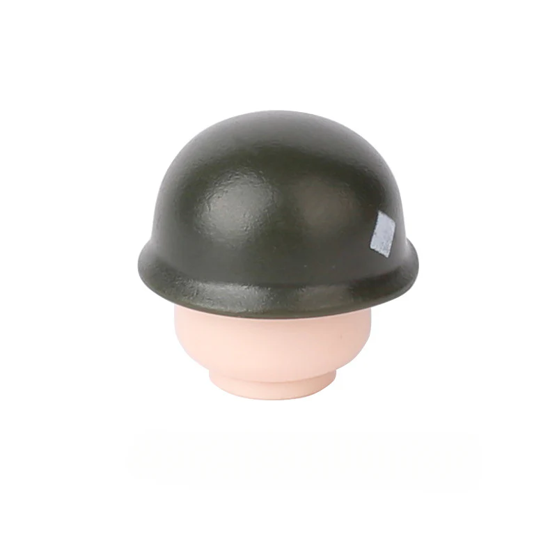 WWII US Army Officer Soldier Minifigure Helmet Weapon 5PCS - Image 15