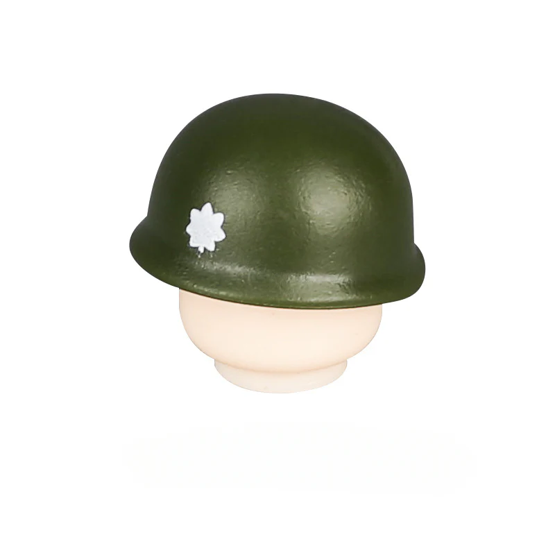 WWII US Army Officer Soldier Minifigure Helmet Weapon 5PCS - Image 29