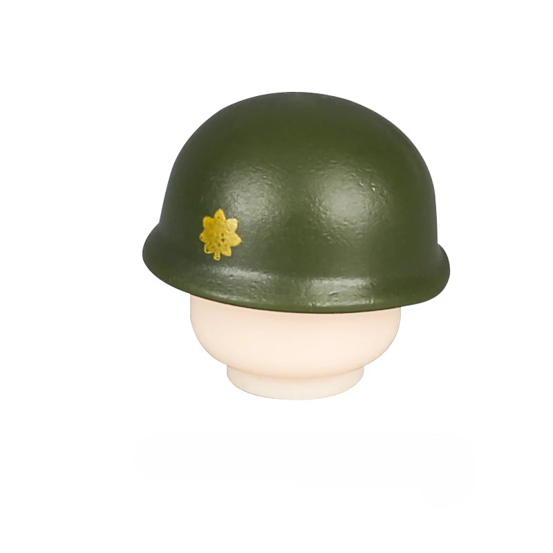 WWII US Army Officer Soldier Minifigure Helmet Weapon 5PCS - Image 30