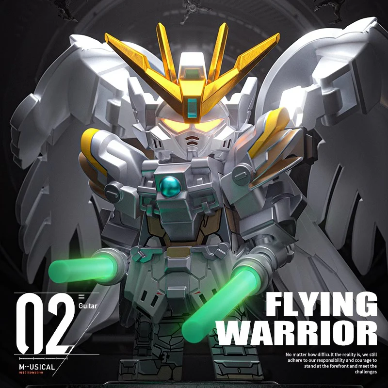 X001-003 Gundam Mech Flying Wing Warrior Minifigures - Image 4