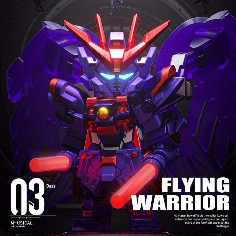 X001-003 Gundam Mech Flying Wing Warrior Minifigures - Image 5