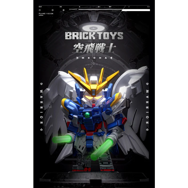 X001-003 Gundam Mech Flying Wing Warrior Minifigures - Image 7