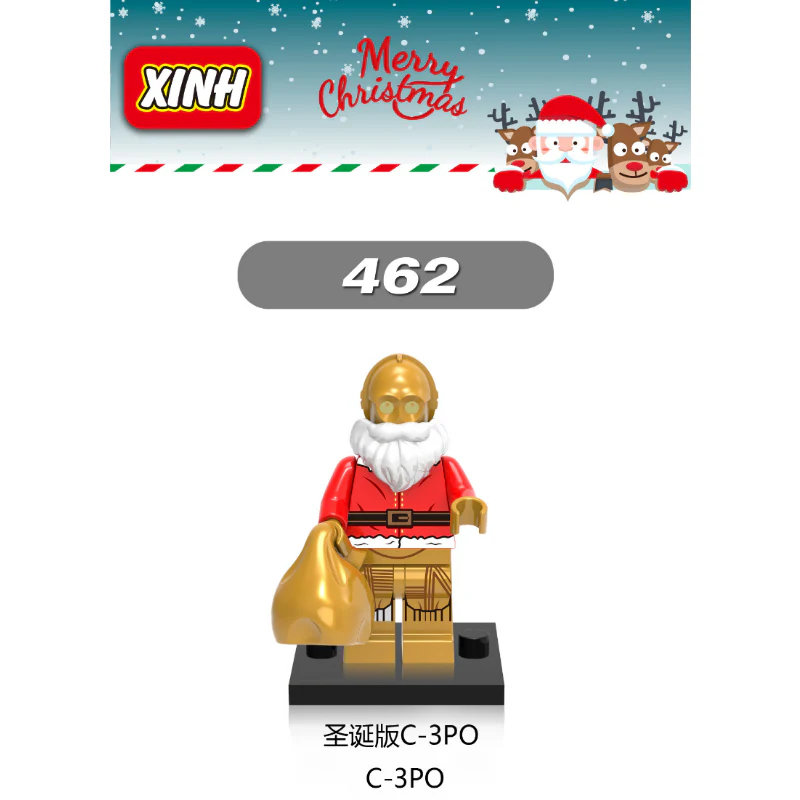 X0140 christmas series santa claus minifigures - Image 7