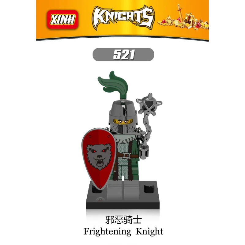 X0148 medieval ancient rome dragon soldier red lion knight minifigures - Image 6
