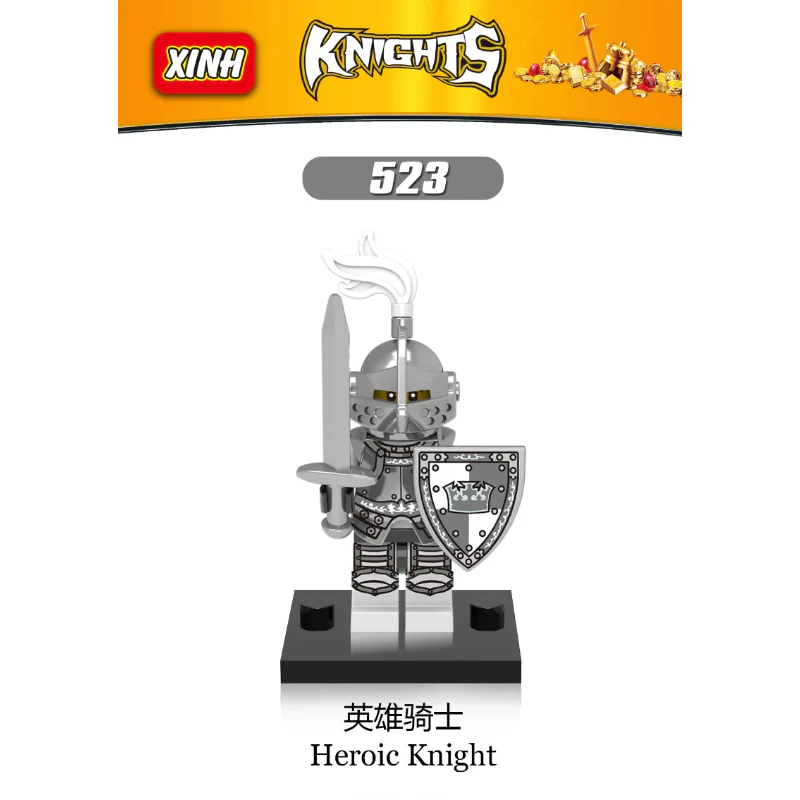 X0148 medieval ancient rome dragon soldier red lion knight minifigures - Image 8