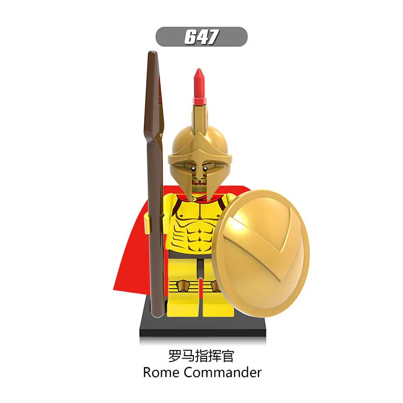 X0164 medieval egypt roman soldier series spartan warrior Minifigures - Image 13