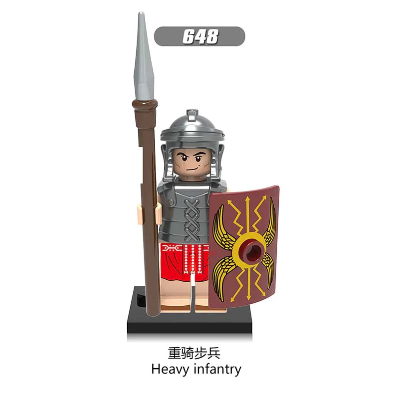 X0164 medieval egypt roman soldier series spartan warrior Minifigures - Image 14