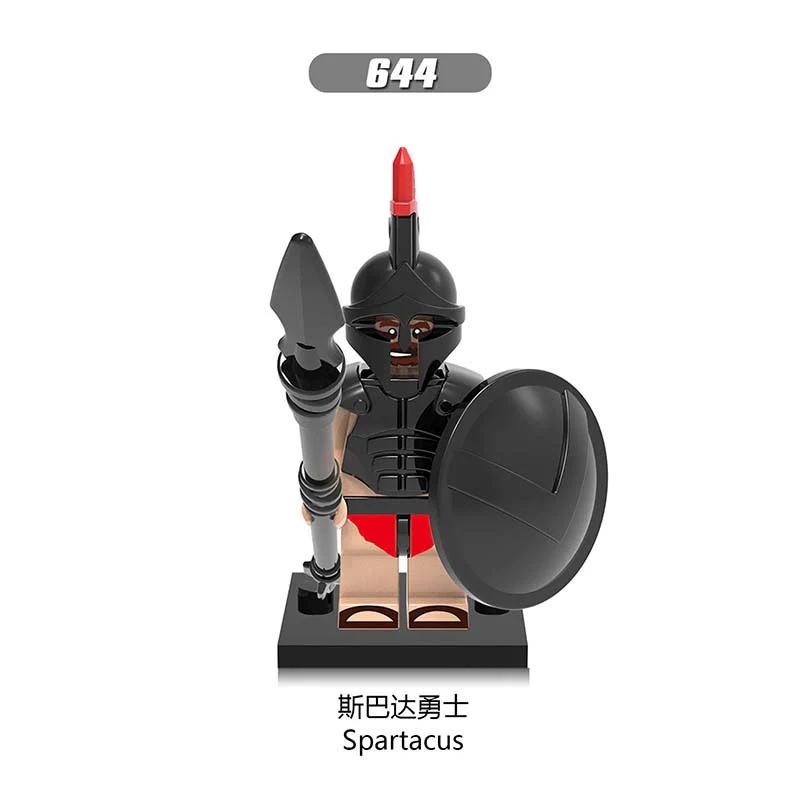 X0164 medieval egypt roman soldier series spartan warrior Minifigures - Image 3