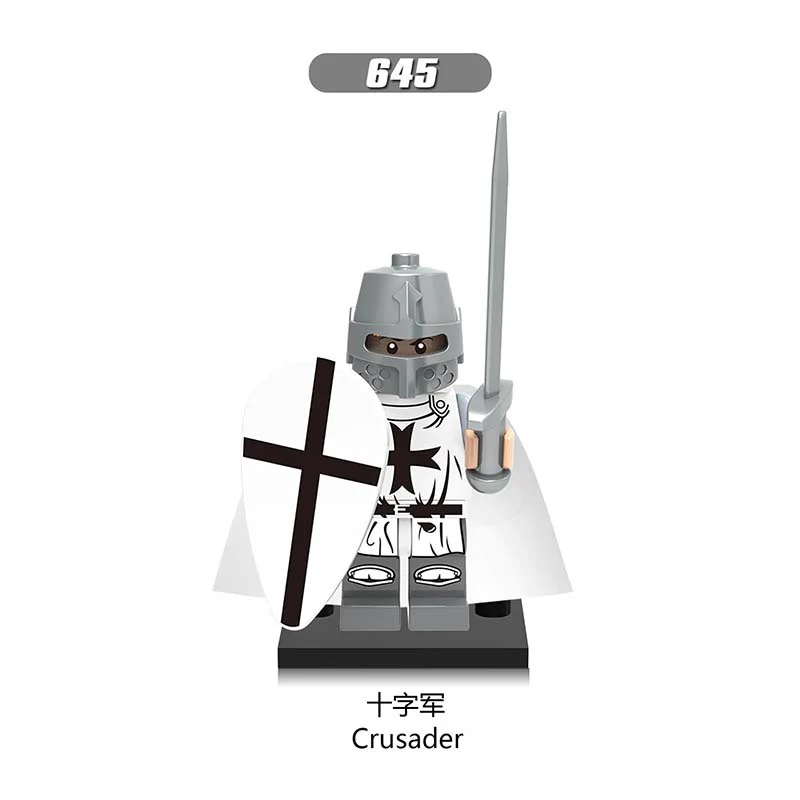 X0164 medieval egypt roman soldier series spartan warrior Minifigures - Image 4