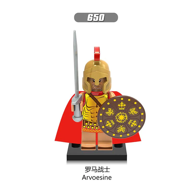 X0164 medieval egypt roman soldier series spartan warrior Minifigures - Image 9