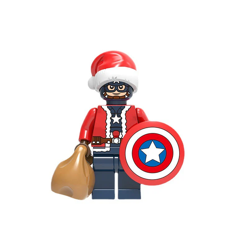 X0222 superhero Christmas Series Iron Man Wolverine Deadpool minifigures - Image 4