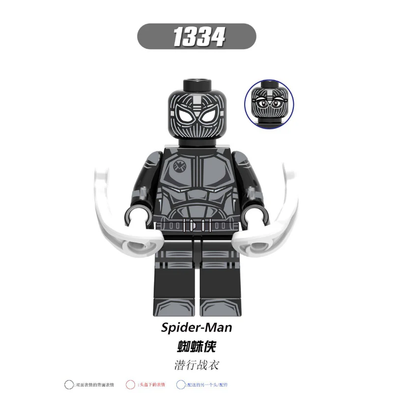 X0266 Superhero Series Spider-Man Aquaman Minifigures - Image 8