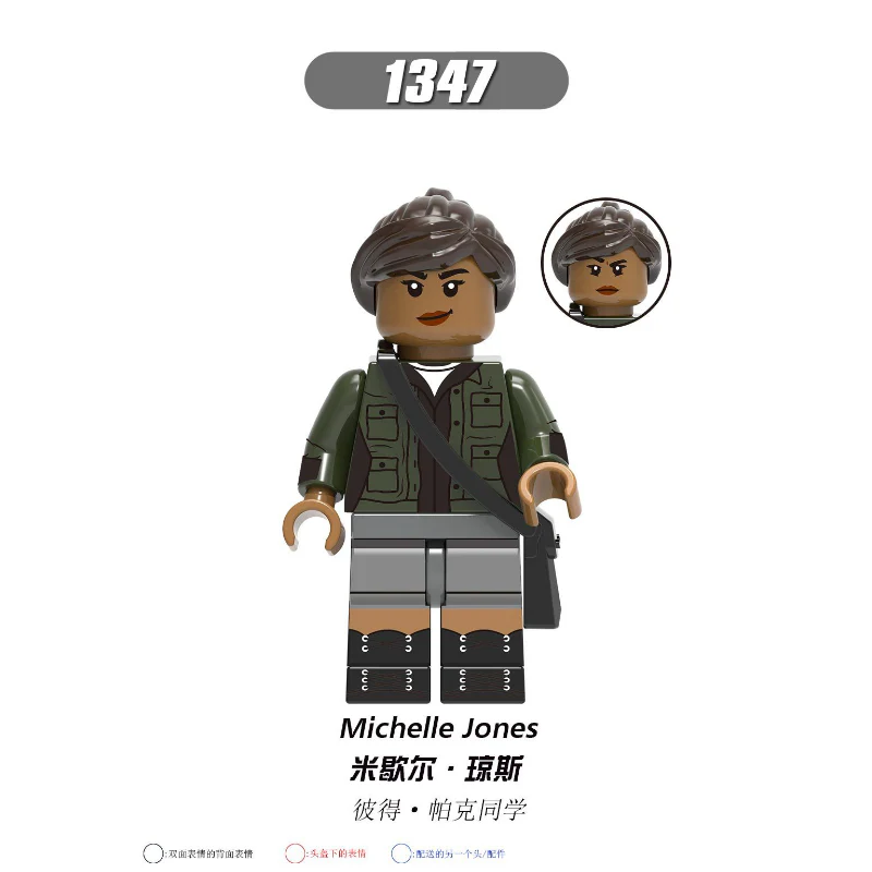 X0268 Superhero Series Dr. Lizard Fire Element Wind Element Minifigures - Image 4