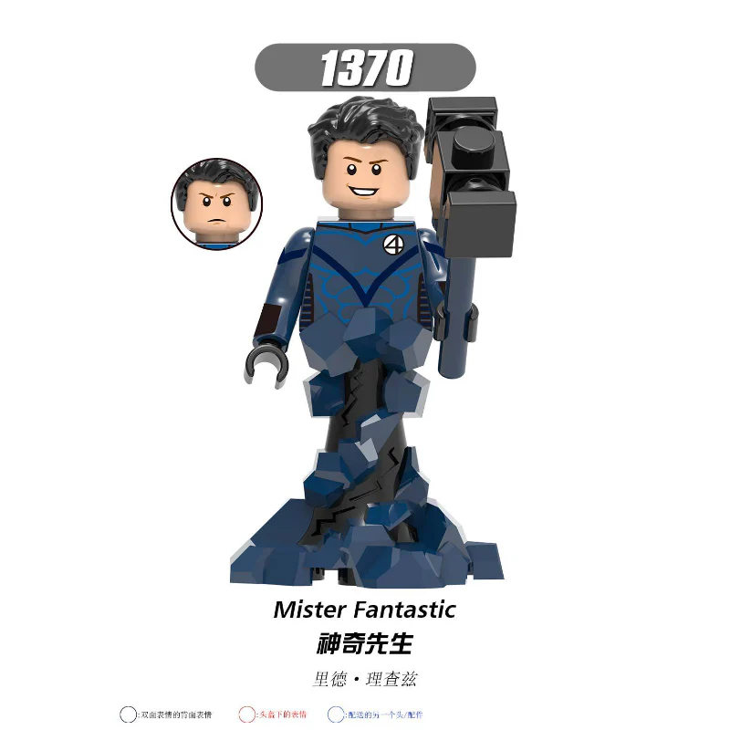 X0271 Superhero Series Mr. Rocky Dr. Spider-Man Minifigures - Image 2
