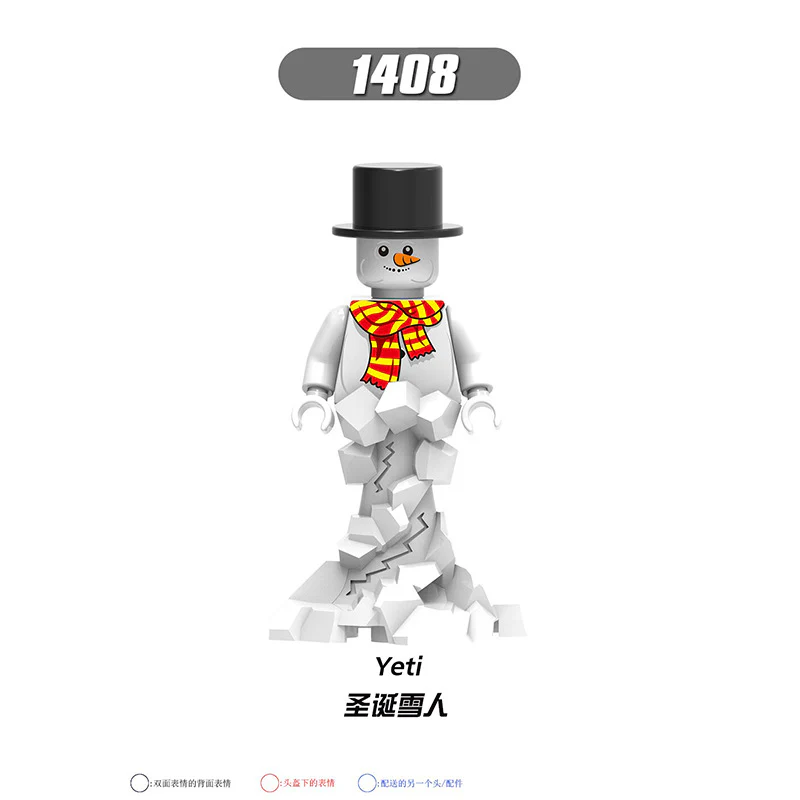 X0275 Christmas Superhero Iron Man minifigures - Image 5