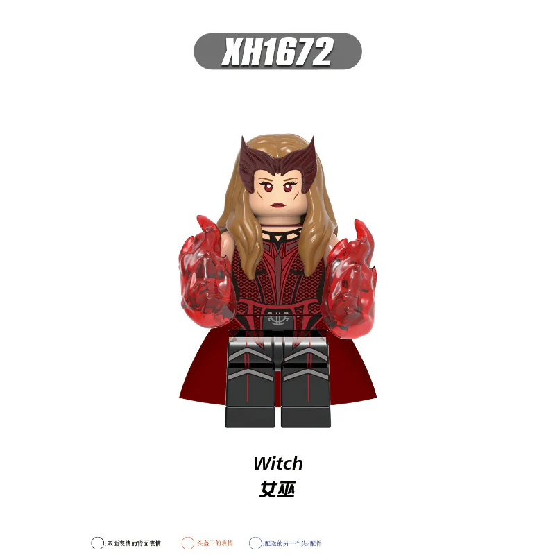 X0309 superhero series avengers billy wanda tommy  minifigures - Image 7