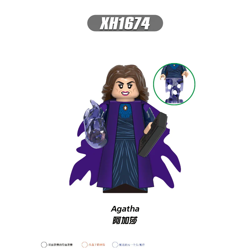 X0309 superhero series avengers billy wanda tommy  minifigures - Image 8