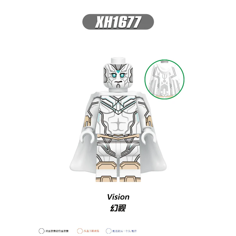 X0309 superhero series avengers billy wanda tommy  minifigures - Image 9